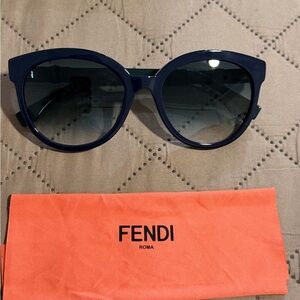 Fendi Women's Dark Blue Sunglasses